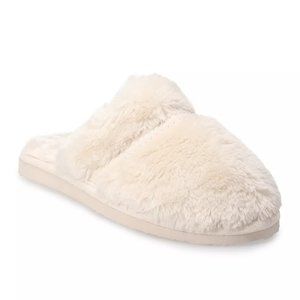 💙2 for 20💙 Plush Faux Fur Clog Slippers 5/6 NWT